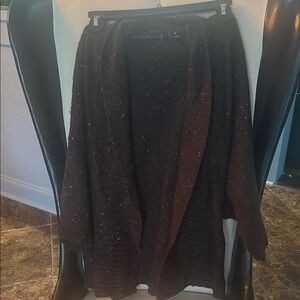 Heather brown cardigan